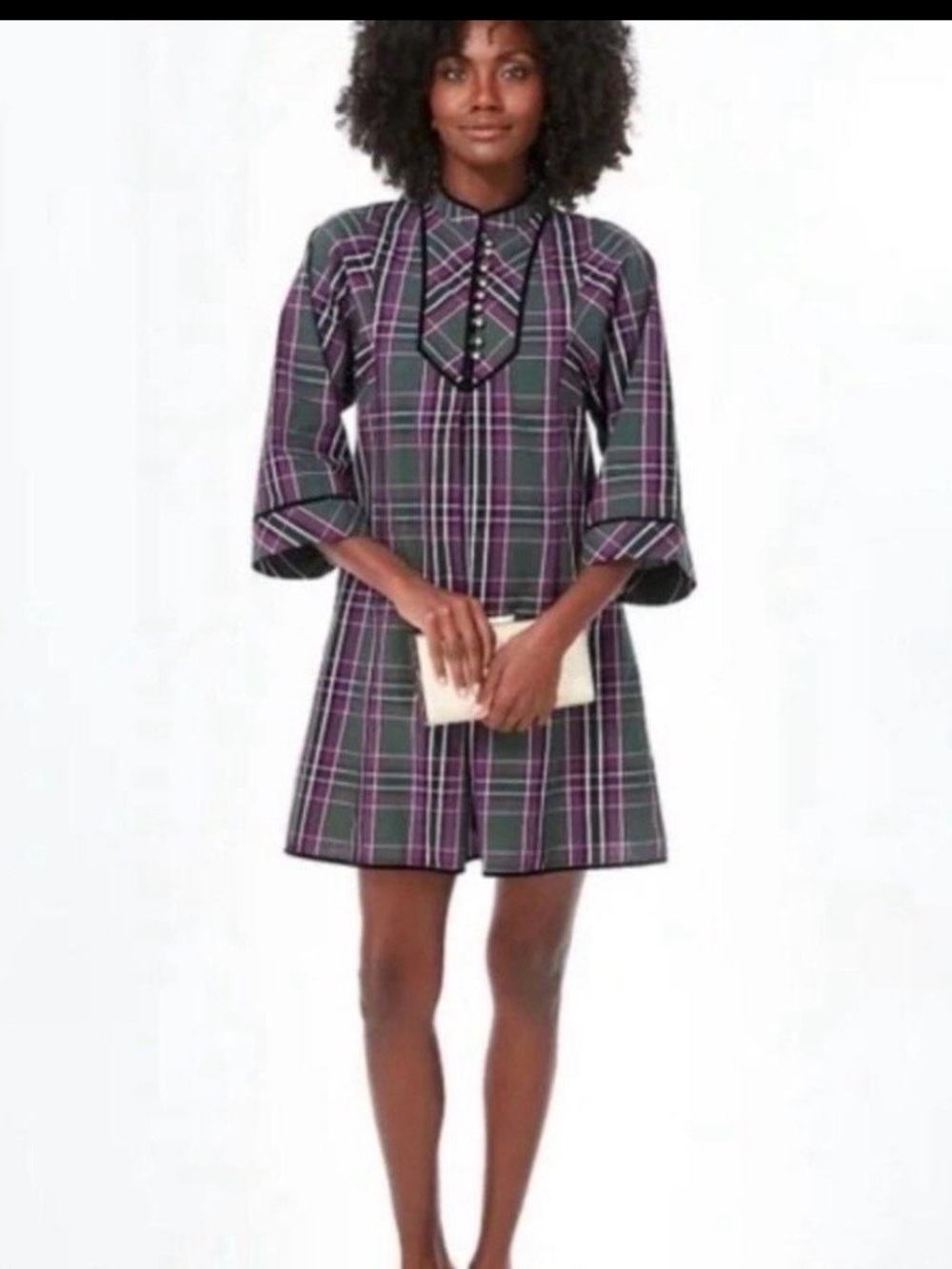 Tuckernuck NWT Aubergine Tartan Indre Dress size XL